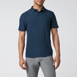 Vuori Men's Strato Navy Heather Polo Size XL
